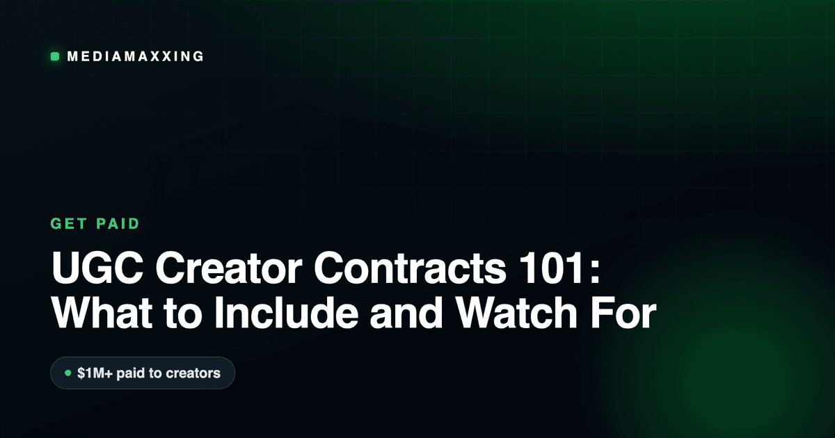 UGC Creator Contracts 101: What to Include and Watch For