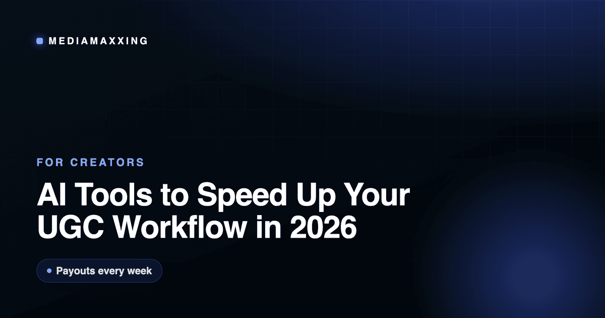 AI Tools to Speed Up Your UGC Workflow in 2026